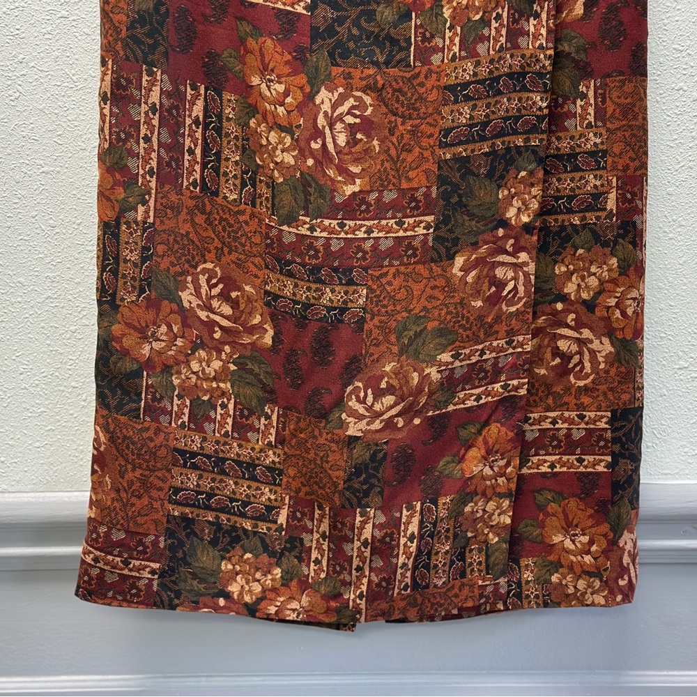 Talbots Multicolor Patchwork Maxi Skirt - image 3